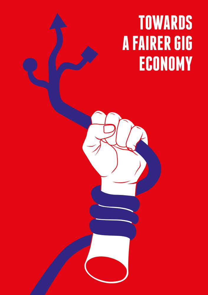 Artwork from Towards a Fairer Gig Economy